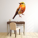 Orange Bird Wall Sticker | Icon Wall Stickers